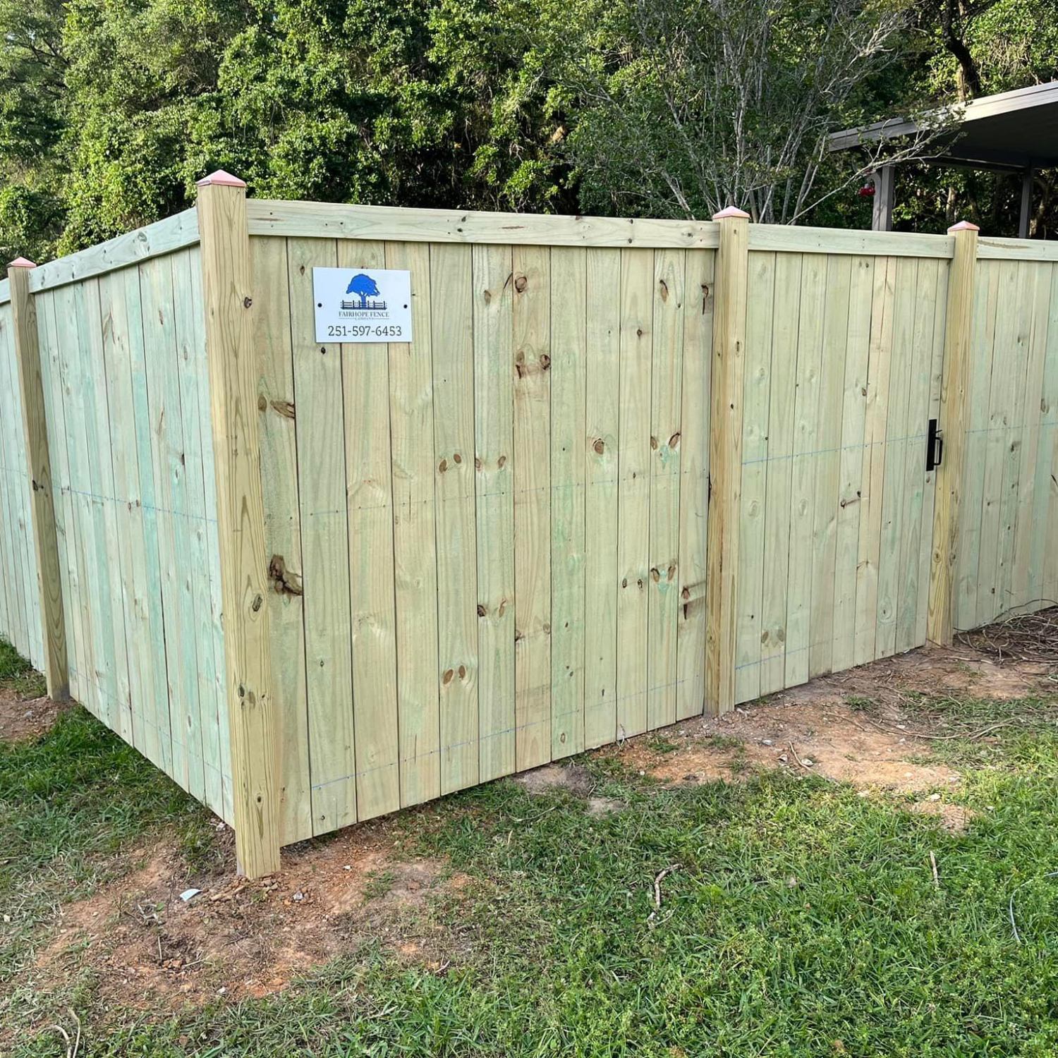 Project photo from Fairhope Fence Company LLC